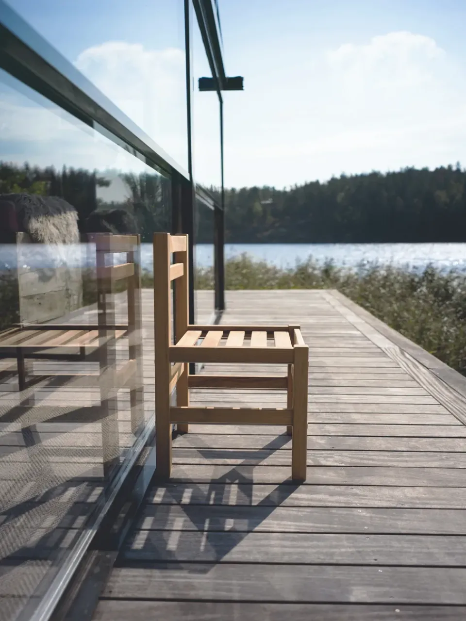 Fri Form Balcony Furniture*06 chair, Teak Brown