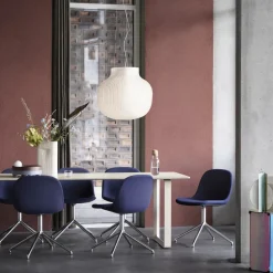 Muuto Dining Tables*70/70 dining table 225x90 cm, linoleum-Plywood- Black