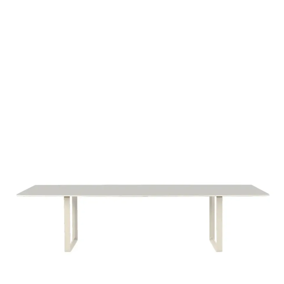 Muuto Dining Tables*70/70 dining table 295x108 cm, linoleum-Plywood-Sand Grey