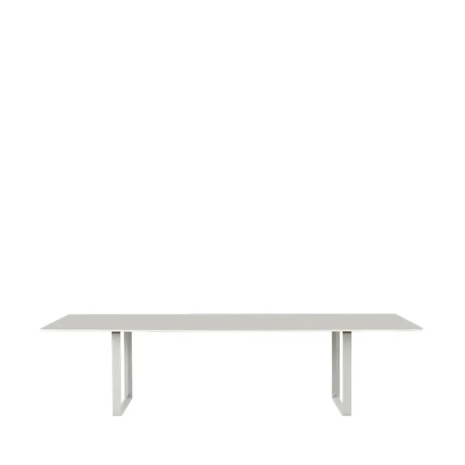 Muuto Dining Tables*70/70 dining table 295x108 cm, linoleum-Plywood- Grey