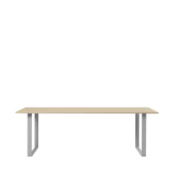 Muuto Dining Tables*70/70 dining table 225x90 cm, Oak veneer-Plywood-Grey Beige