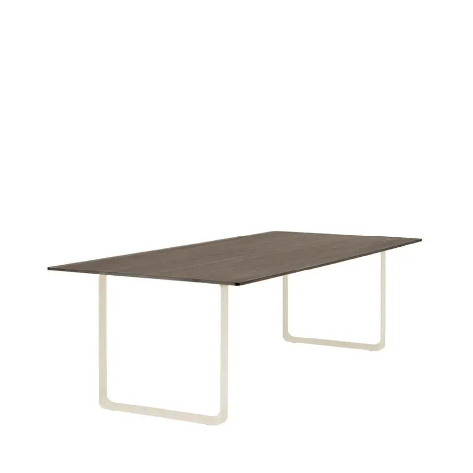 Muuto Dining Tables*70/70 dining table 255x108 cm, Solid smoked oak-Sand Beige
