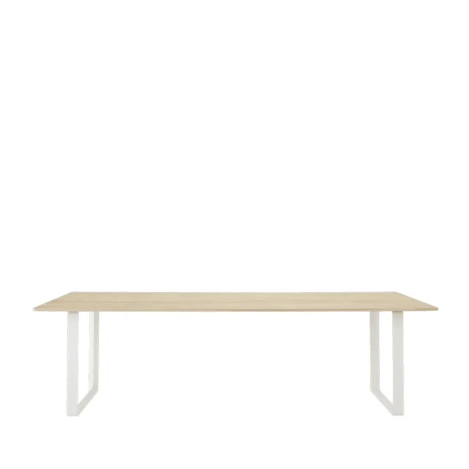 Muuto Dining Tables*70/70 dining table 255x108 cm, Solid oak-White Beige