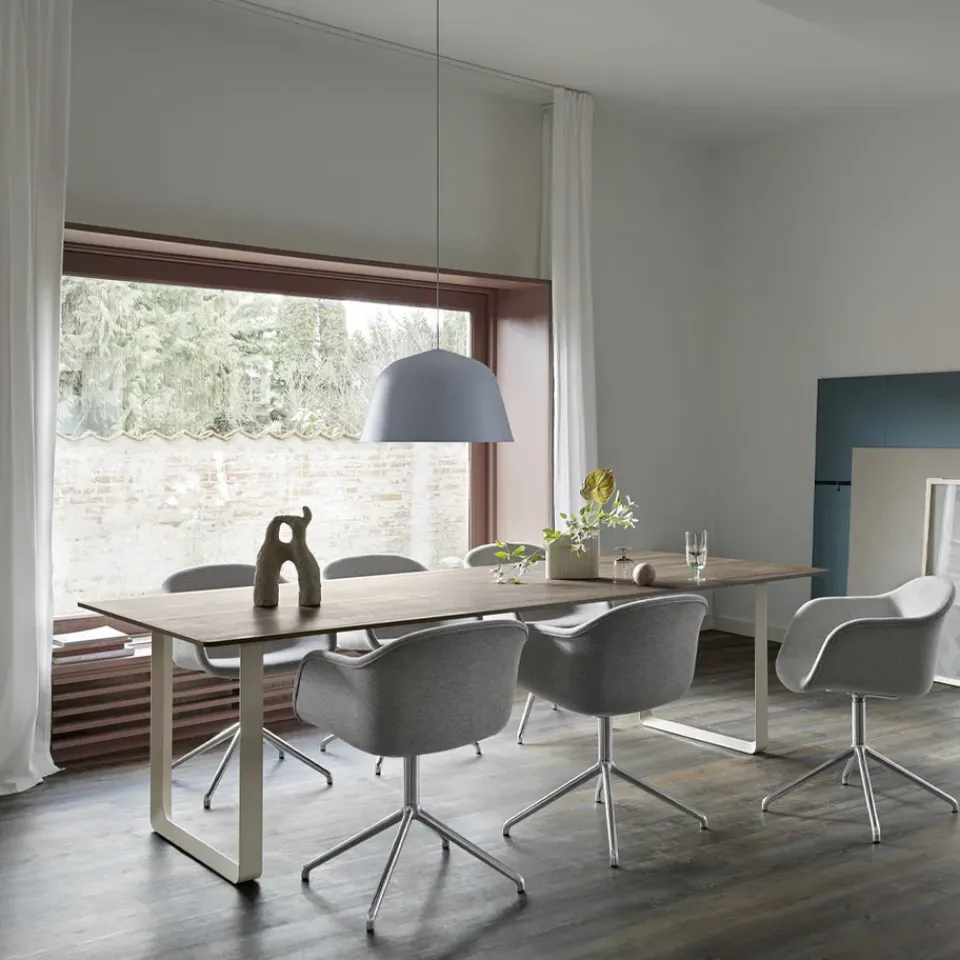 Muuto Dining Tables*70/70 dining table 255x108 cm, Solid oak-Sand Beige