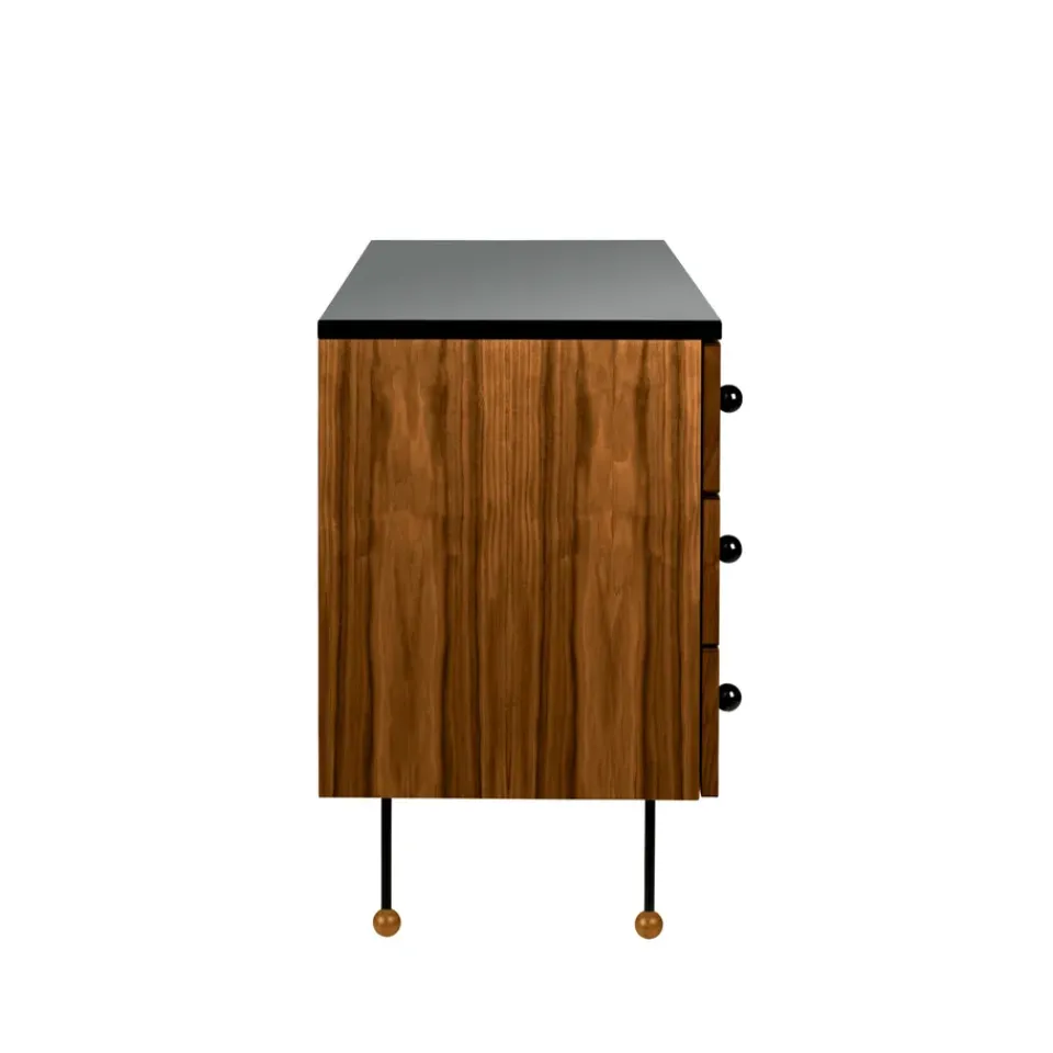 GUBI Dressers & Drawer Units*62 Dresser, American walnut, 3 drawers Brown