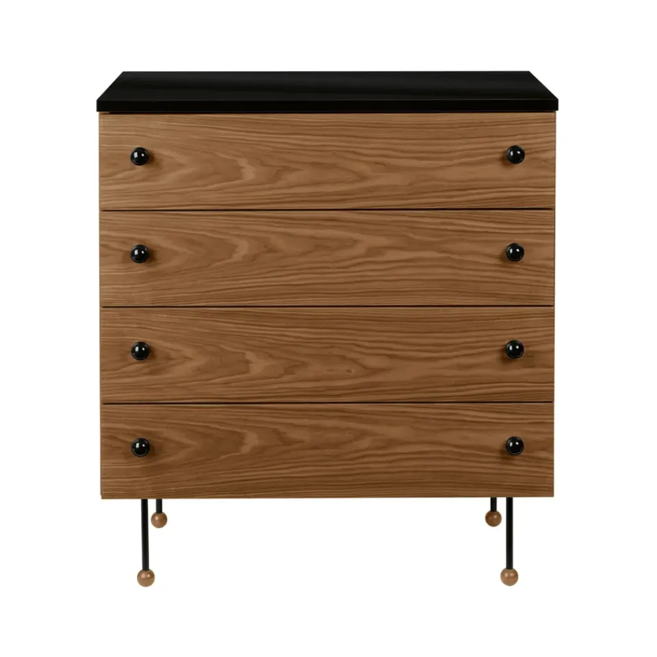 GUBI Dressers & Drawer Units*62 Dresser, American walnut, 4 drawers Brown