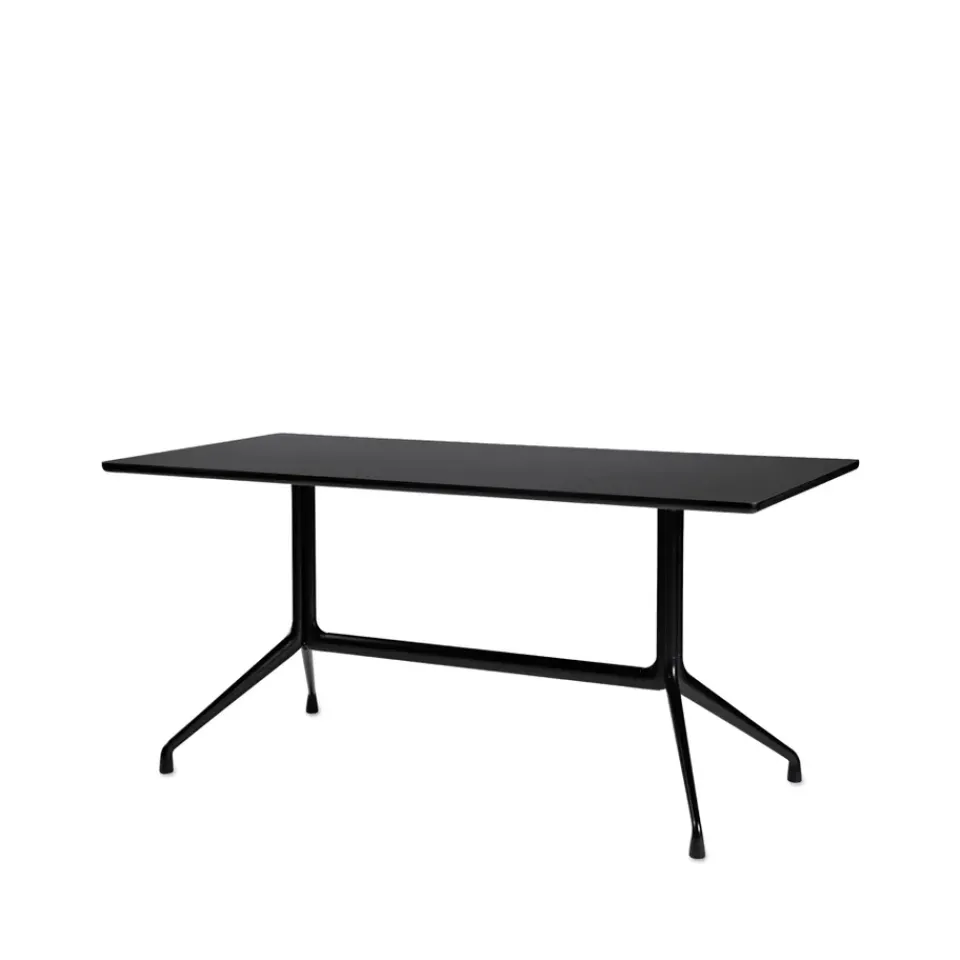 HAY Dining Tables*About a Table 10 dining table, linoleum 160x80 cm frame Black