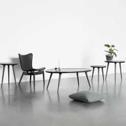Mater Side Tables*Accent side table, oak sirka , small Grey