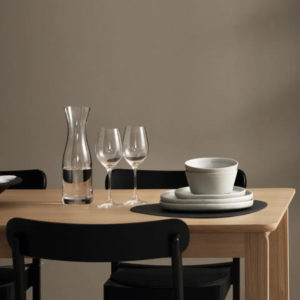 1898 Dining Tables*Alfred dining table 90x220 cm, White pigmented oak Beige