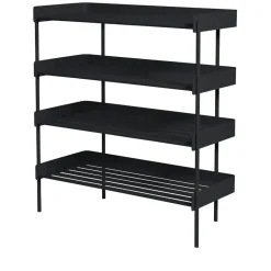 SMD Design Shoe Racks*Alfred shoe shelf, Anthracite, extension Grey