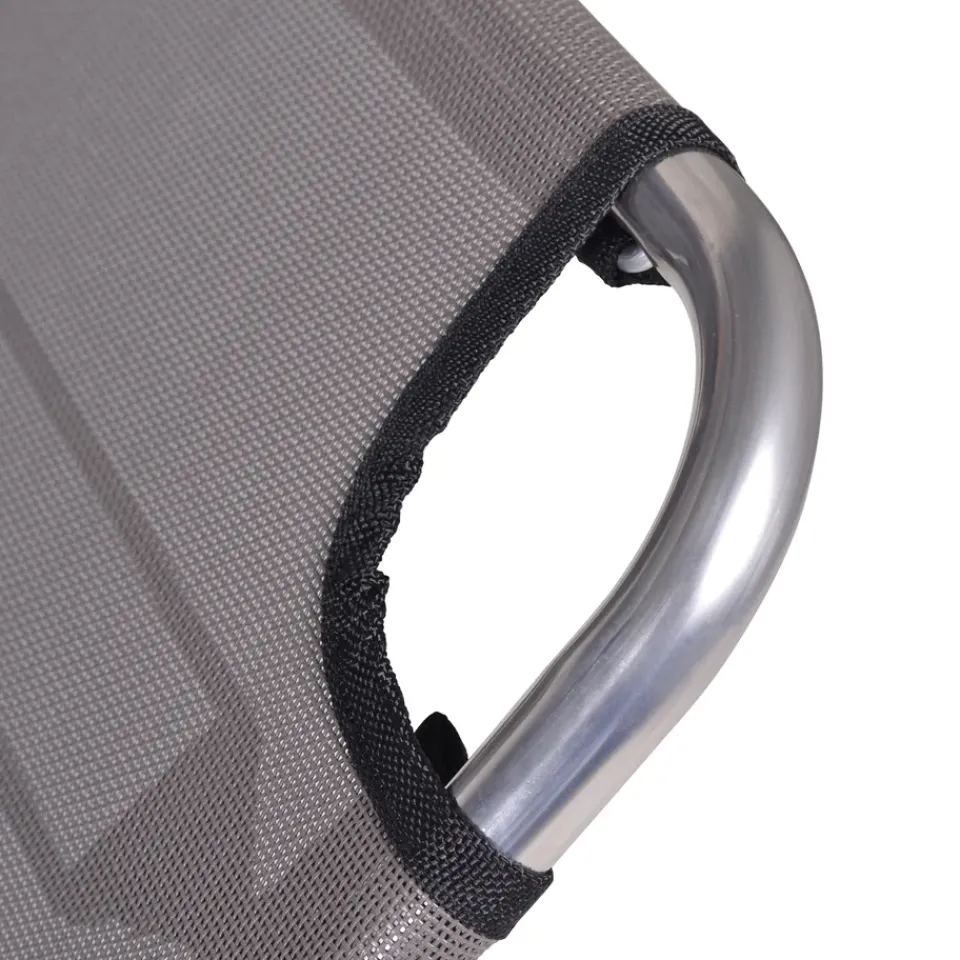 Fiam Seating*Amigo sun lounger, Fabric continente-aluminium frame Brown
