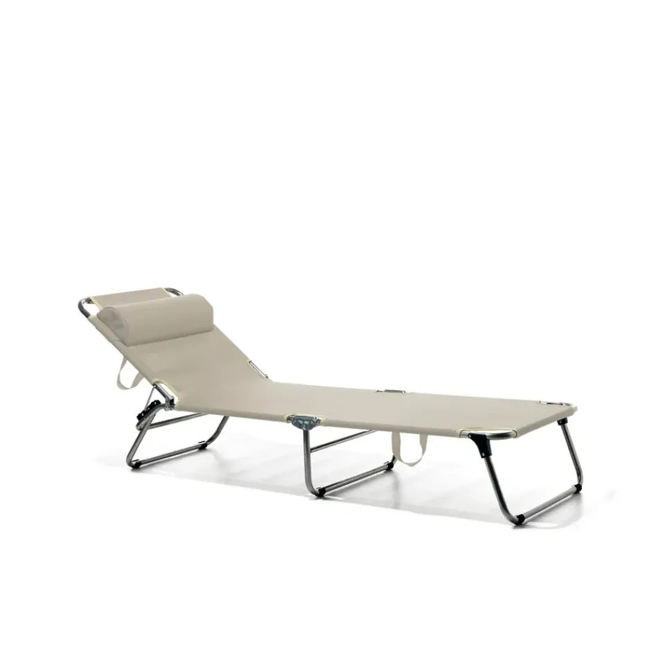 Fiam Seating*Amigo sun lounger, Taupe Beige
