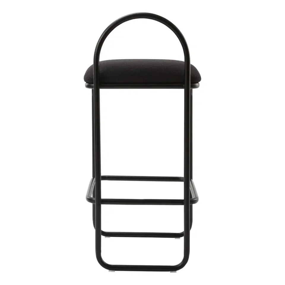 AYTM Bar Stools*Angui bar stool bouclé, Anthracite GreyBlack