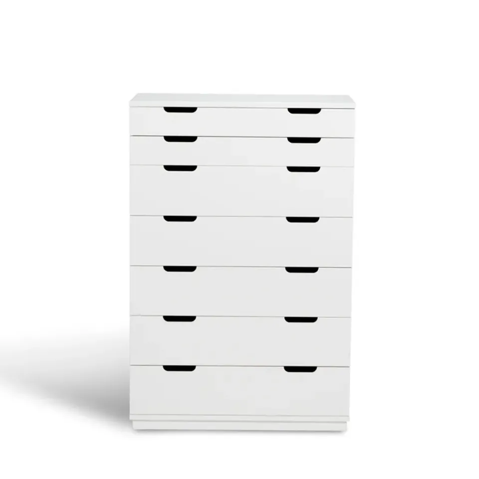 Mavis Dressers & Drawer Units*Aoko chest of 7 drawers, lacquer White