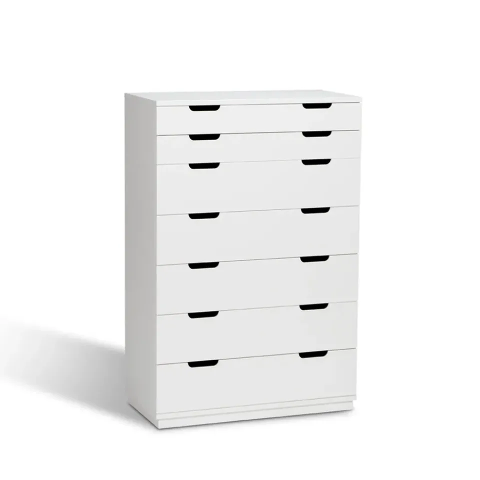 Mavis Dressers & Drawer Units*Aoko chest of 7 drawers, lacquer White