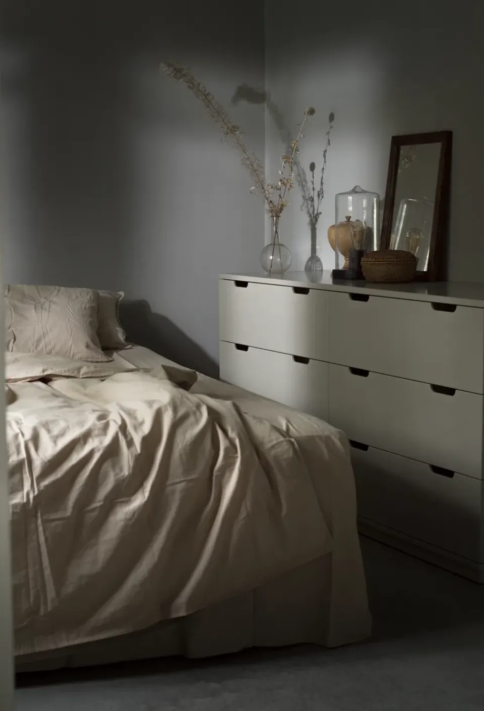 Mavis Dressers & Drawer Units*Aoko dresser double 6 drawers, lacquer White