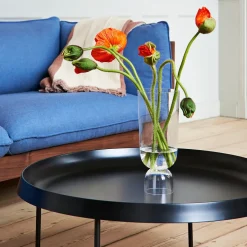 HAY Sofas*Arbour ECO 2-seater sofa, Dark -wax-oiled walnut Blue