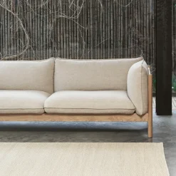 HAY Sofas*Arbour ECO 3-seater sofa, Steelcut Trio 113 wax-oiled oak Grey