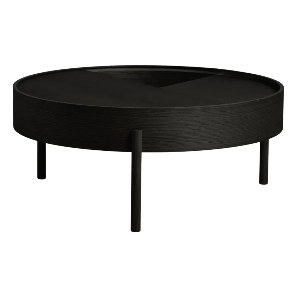 Woud Coffee Tables*Arc coffee table 89 cm, ash Black