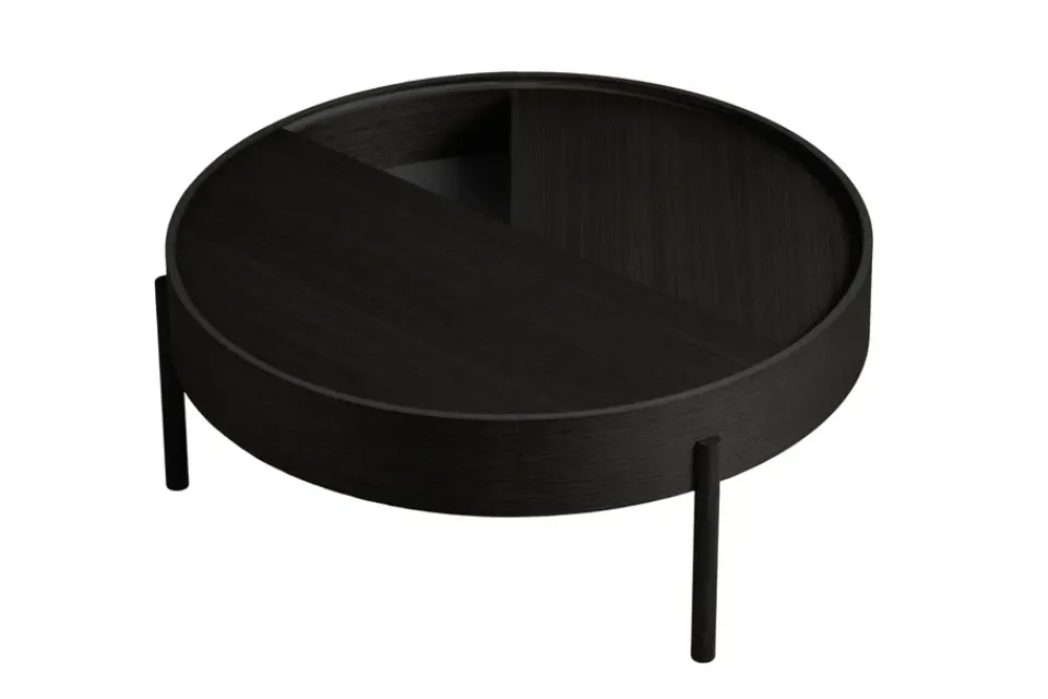 Woud Coffee Tables*Arc coffee table 89 cm, ash Black