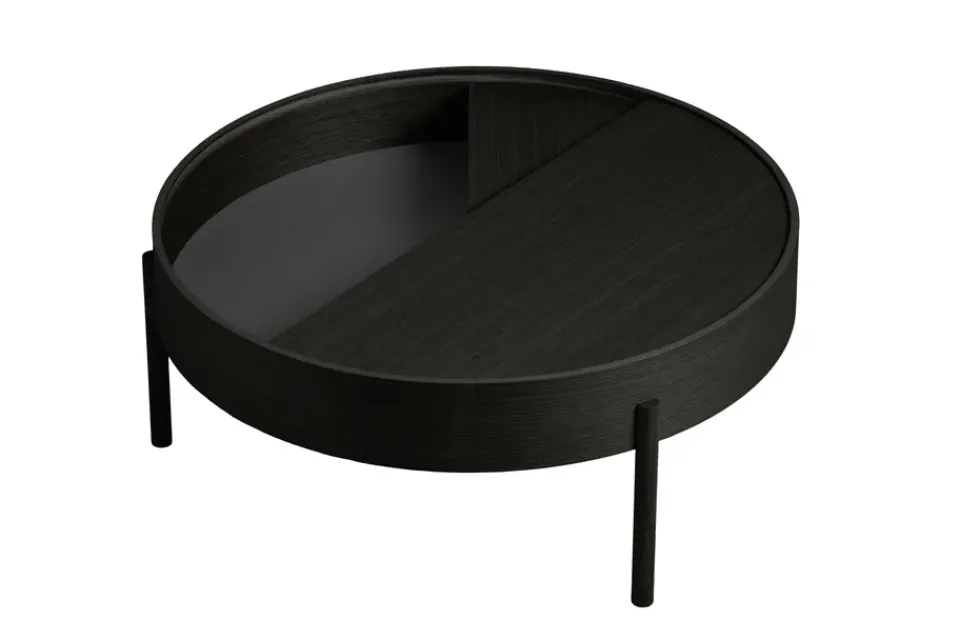 Woud Coffee Tables*Arc coffee table 89 cm, ash Black