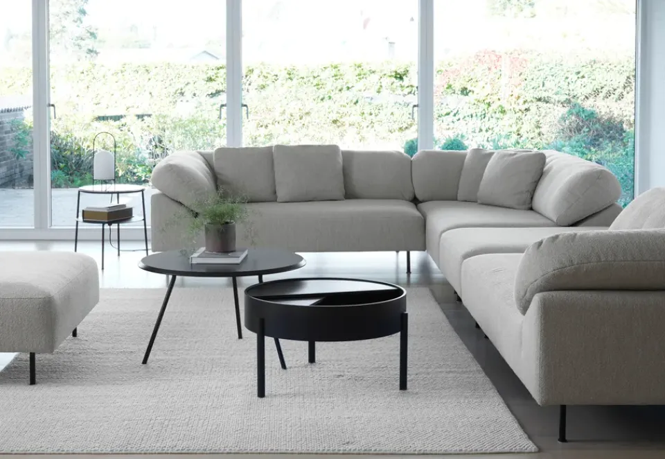 Woud Coffee Tables*Arc coffee table 89 cm, ash Black