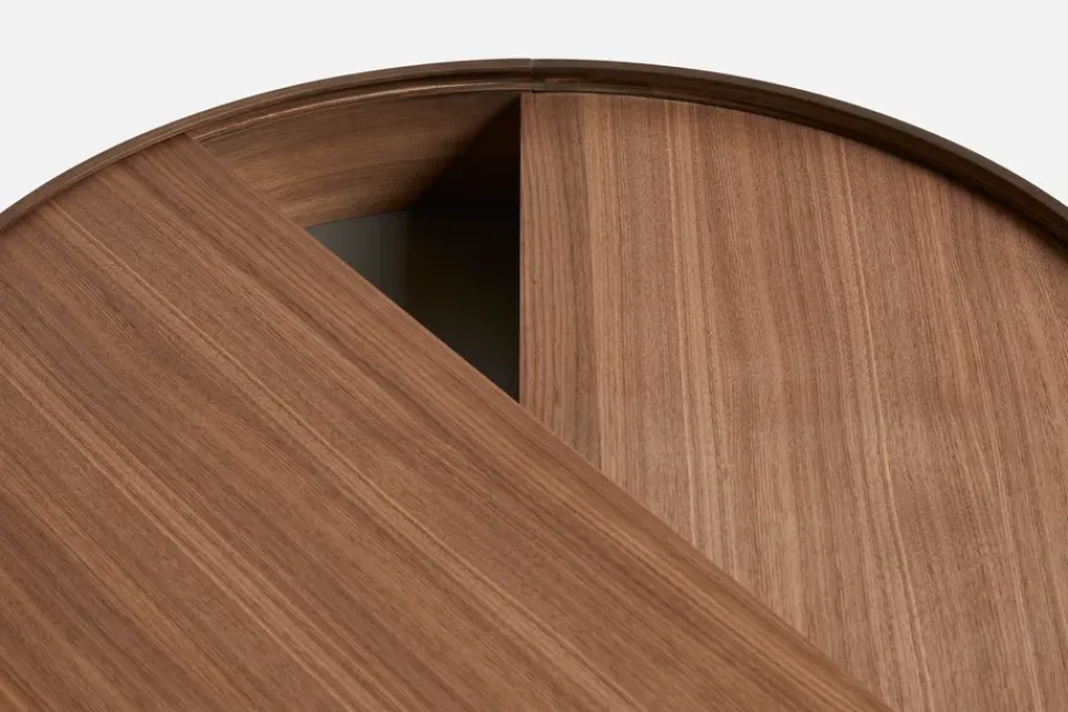 Woud Coffee Tables*Arc coffee table 89 cm, Walnut Brown