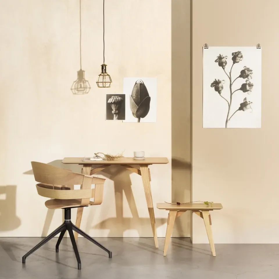 Design House Stockholm Side Tables*Arco side table S, Oak Beige