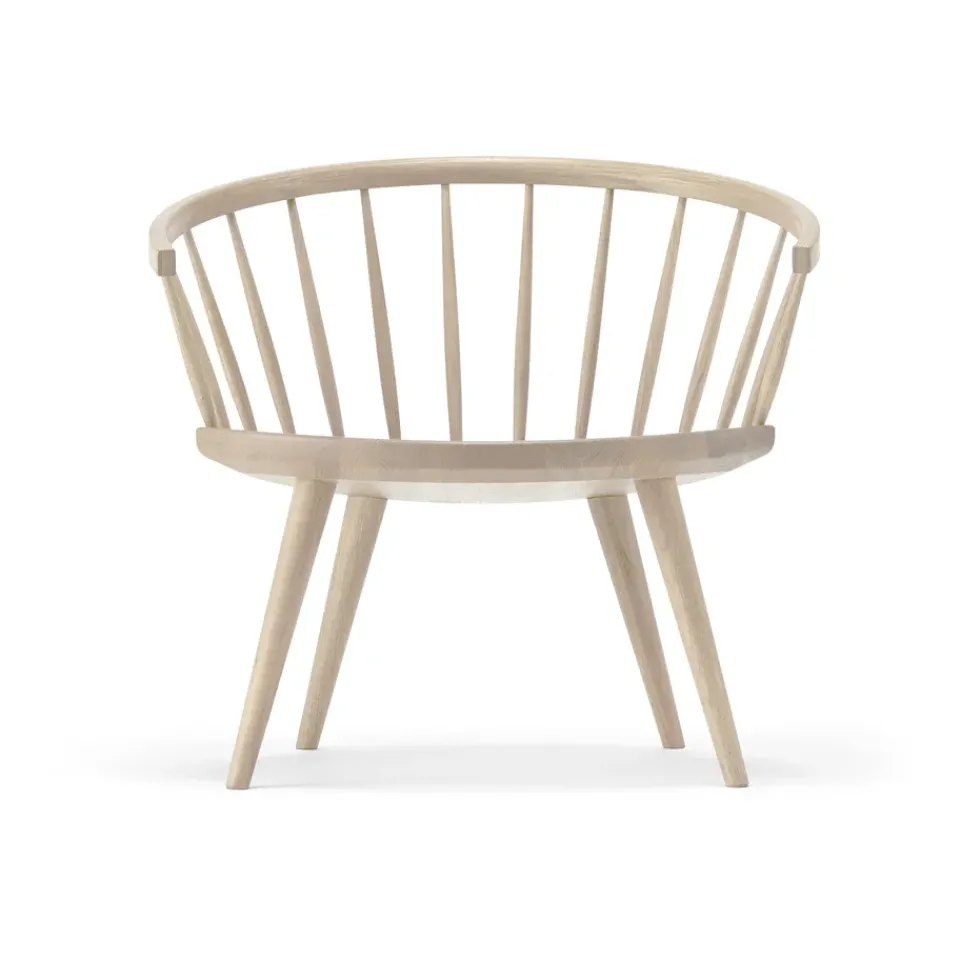 Stolab Armchairs & Footstools*Arka lounges chair oak, Matte-lacquer - light Beige