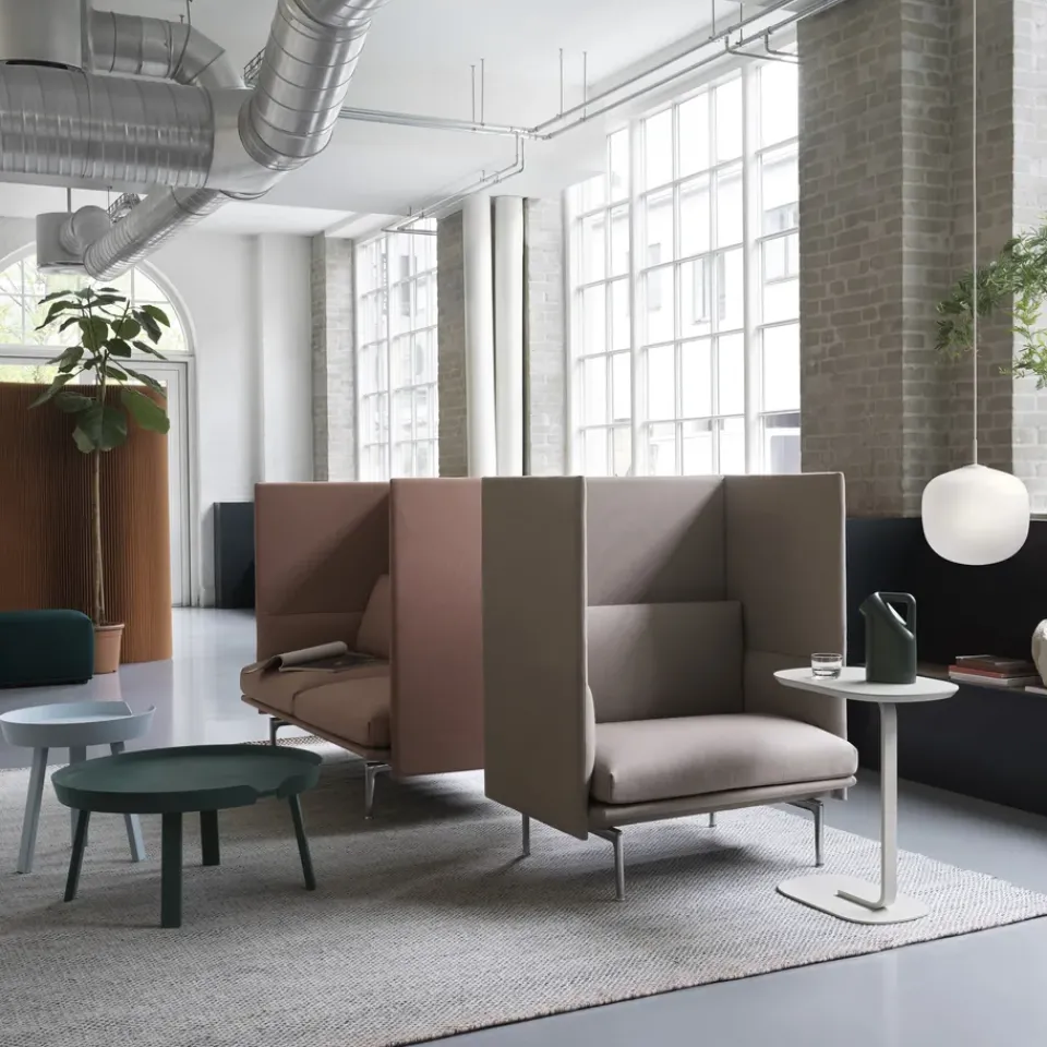 Muuto Coffee Tables*Around table small, Light- Blue