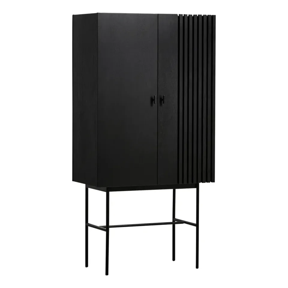 Woud Display & Glass Cabinets*Array cabinet. 80 cm, painted oak Black