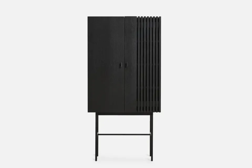 Woud Display & Glass Cabinets*Array cabinet. 80 cm, painted oak Black