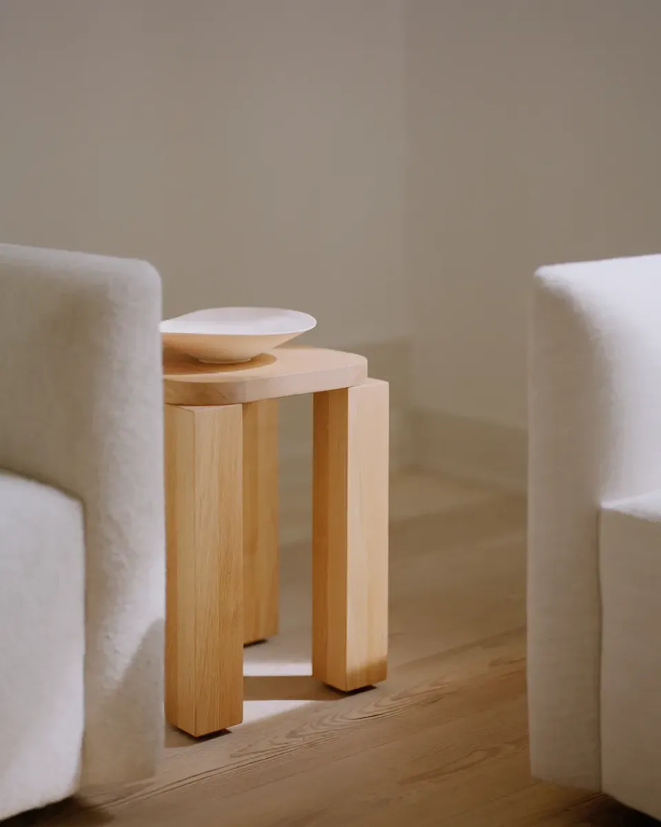 New Works Stools*Atlas stool, Natural Oak Brown