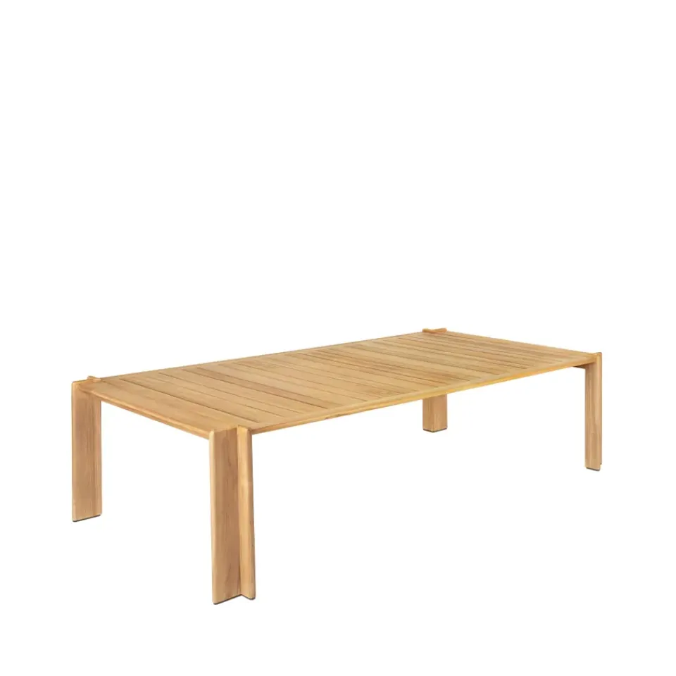 GUBI Table For Outdoor Use*Atmosfera dining table, Teak, 281x105 cm Brown