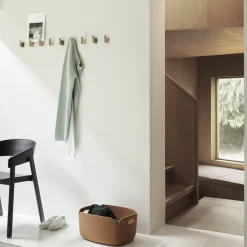 Muuto Clothes Hooks & Hangers*Attach hook 2-pack, Oak- Black
