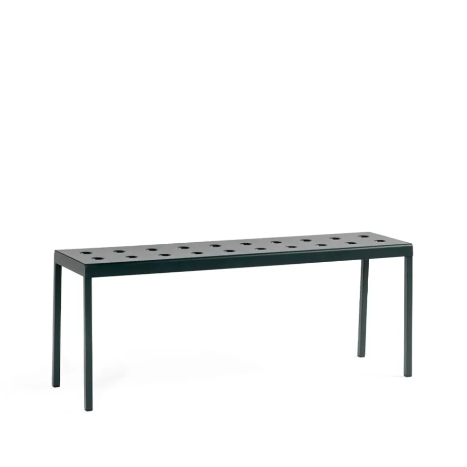 HAY Garden Sofas & Garden Benches*Balcony bench, Anthracite, 165.5 Grey