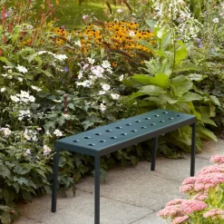 HAY Garden Sofas & Garden Benches*Balcony bench, Anthracite, 165.5 Grey