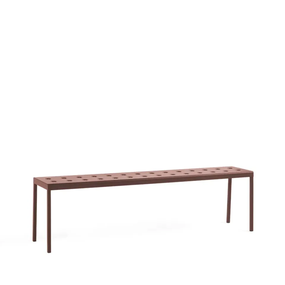 HAY Garden Sofas & Garden Benches*Balcony bench, Iron , 165.5 Red