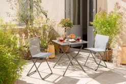 Lafuma Seating|Balcony Furniture*Balcony chair, Titanium/ Grey