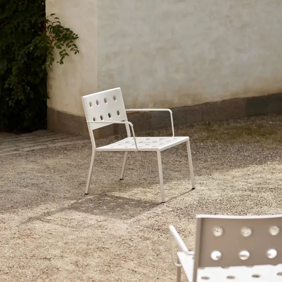 HAY Outdoor Lounge Furniture*Balcony lounge armchair, Desert Green
