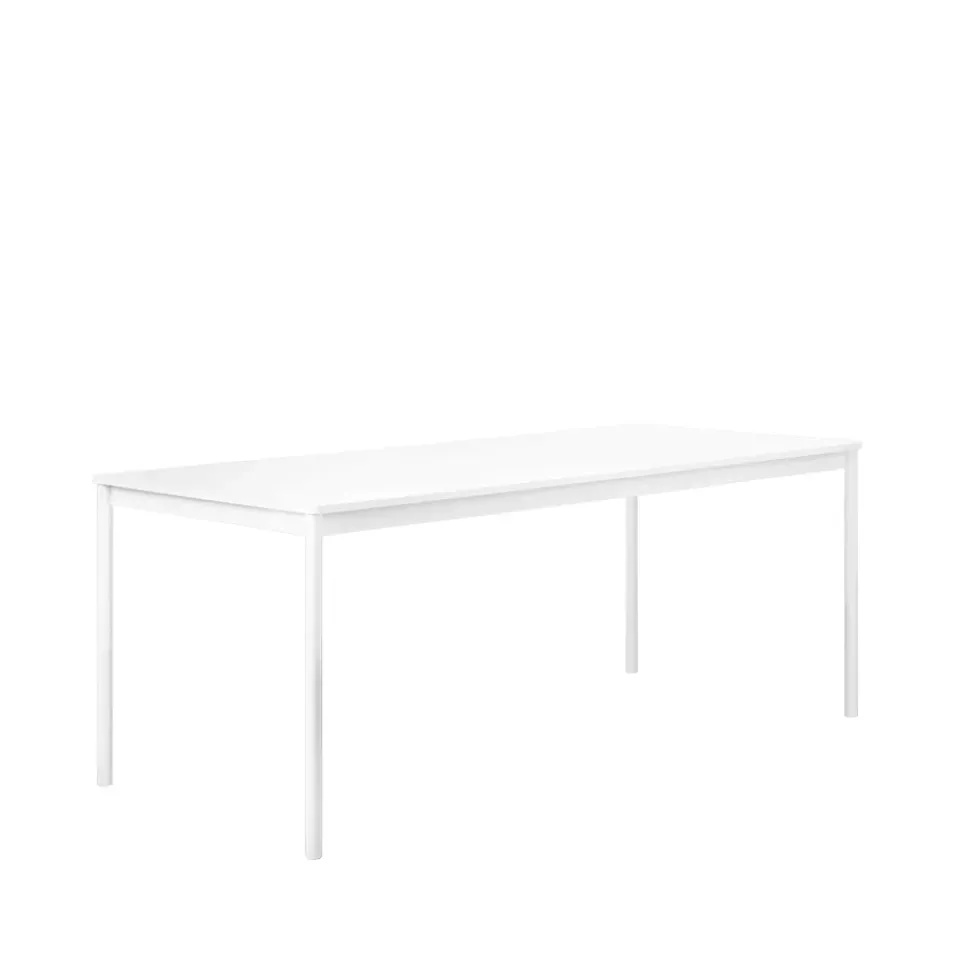 Muuto Dining Tables*Base dining table, . abs edge. 190x85cm White