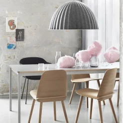 Muuto Dining Tables*Base dining table, . abs edge. 190x85cm White