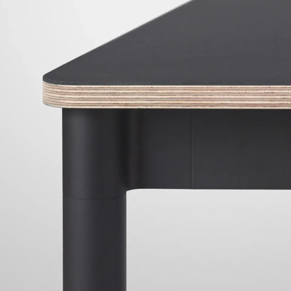Muuto Dining Tables*Base dining table, . plywood edge. 190x85cm White