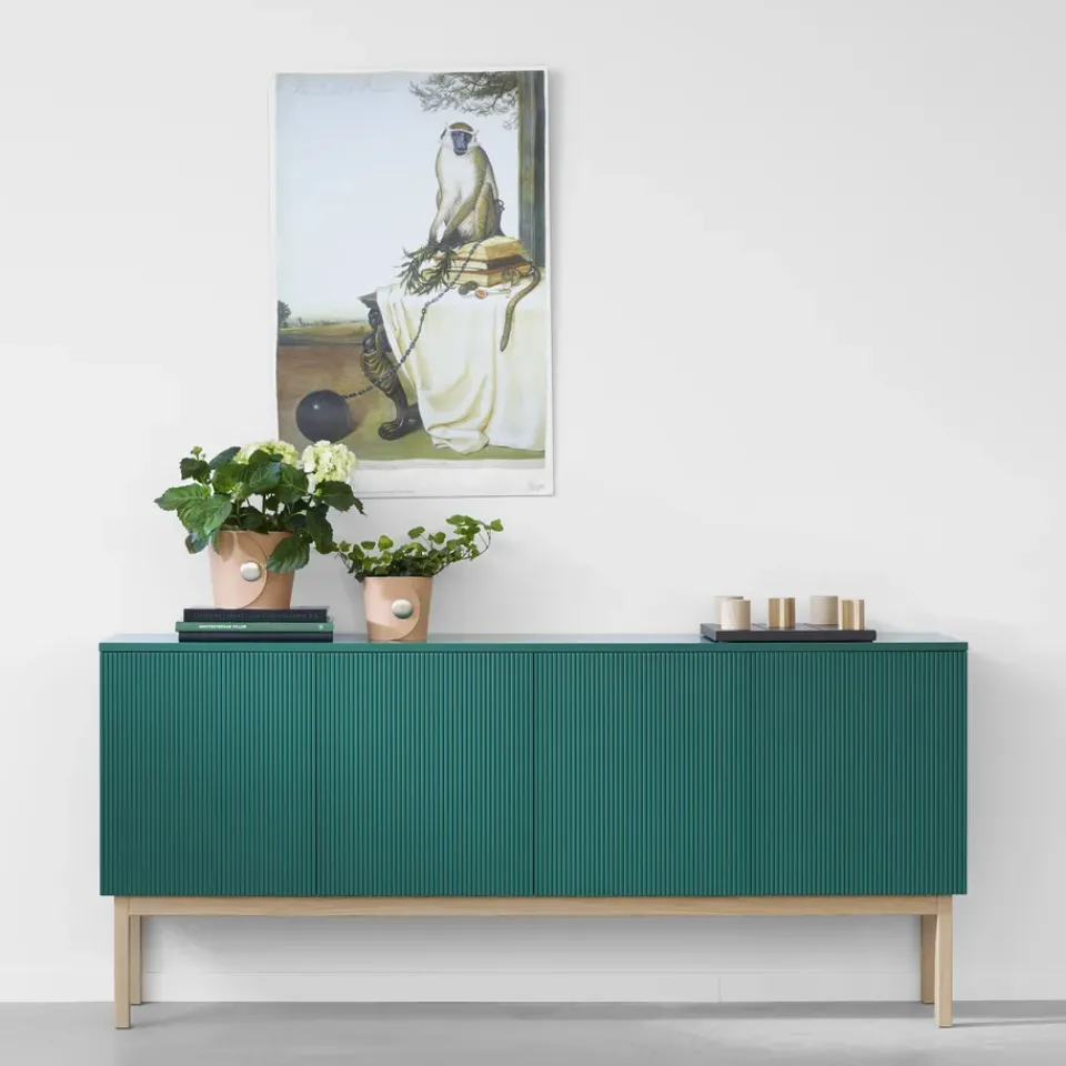 A2 T.V & Media Units|Dressers & Sideboards*Beam side table, lacquer, base, tabletop in carrara marble White