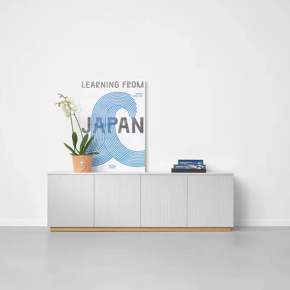 A2 T.V & Media Units|Dressers & Sideboards*Beam side table, lacquer, base, tabletop in carrara marble White
