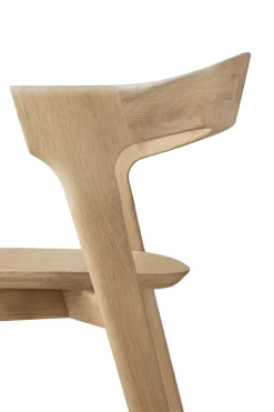 Ethnicraft Bar Stools*Beech bar stool, Lacquered oak, 65 cm Beige