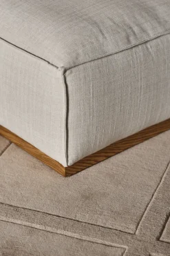 1898 Armchairs & Footstools*Bergsdal footstool, Oslo nature White