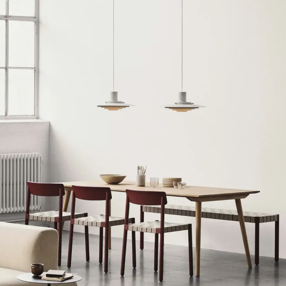 &Tradition Benches*Betty TK5 bench, . flätad linnebandsseat Black