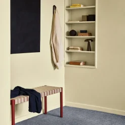 &Tradition Benches*Betty TK4 bench, . braided linen seat Black