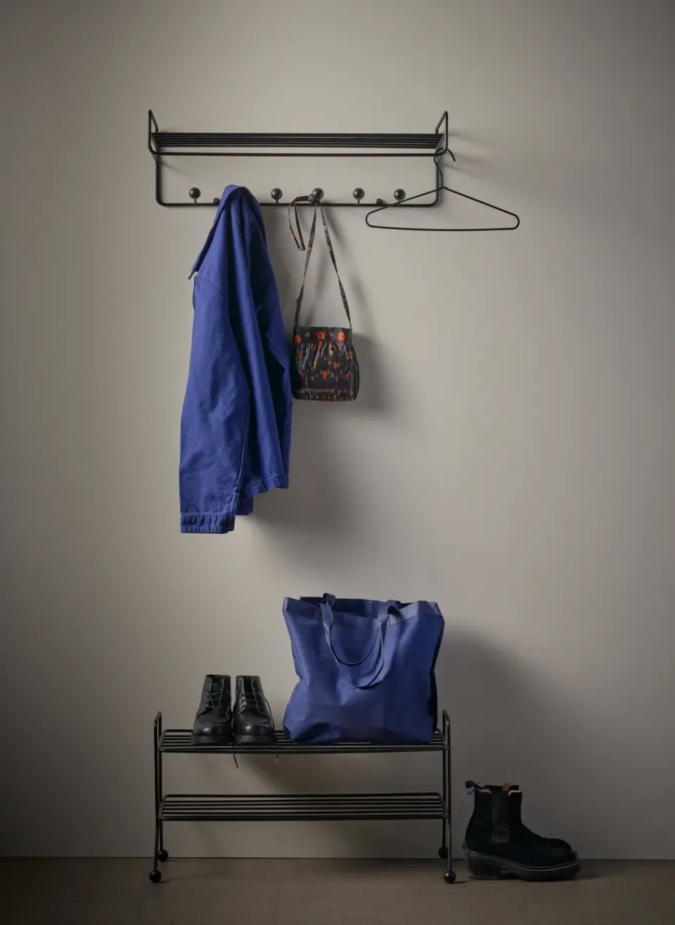 Maze Hat Rack & Hat Shelves*Bill Hat rack hat rack, Black